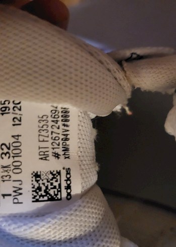 ADİDAS MARKA Beyaz çocuk  Spor Ayakkabısı - Görsel 5