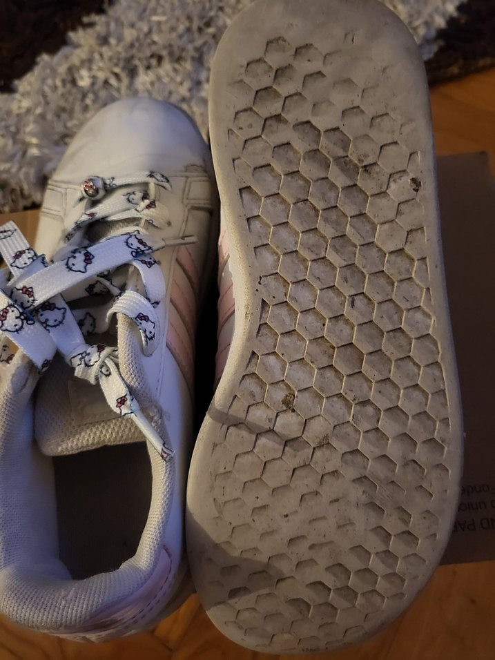 ADİDAS MARKA Beyaz çocuk  Spor Ayakkabısı - Görsel 4