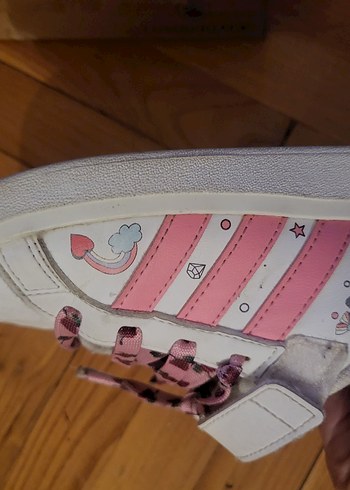 ADİDAS MARKA unicorn  Kız Çocuk Pembe Bağcıklı ve cırtlı Sneaker - Görsel 2