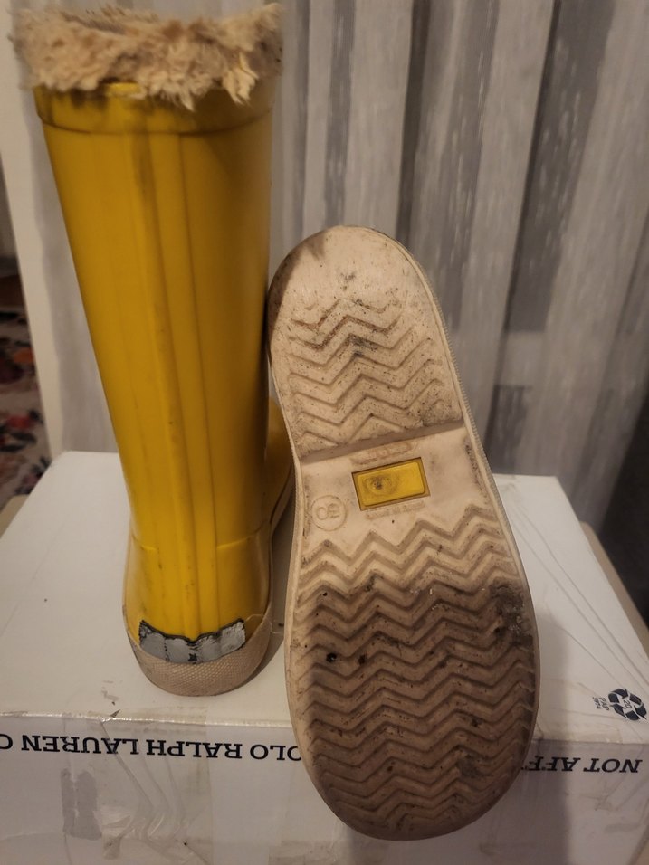 IGOR Sarı Kauçuk  Çocuk Yağmur Çizmesi - Görsel 5
