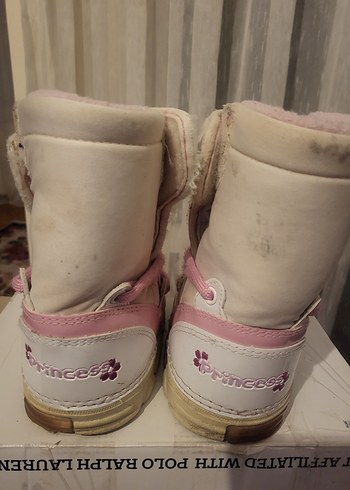 Kız Çocuk Pembe Baskılı Lastik Bot - Görsel 3