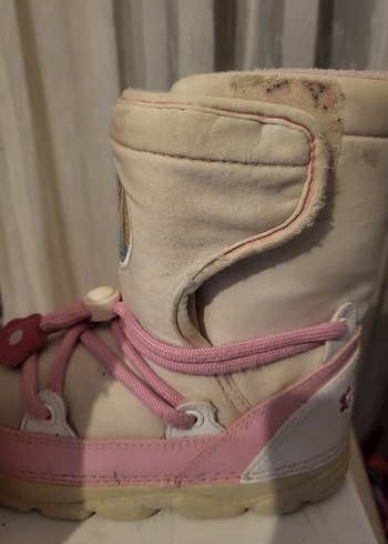 Kız Çocuk Pembe Baskılı Lastik Bot - Görsel 7