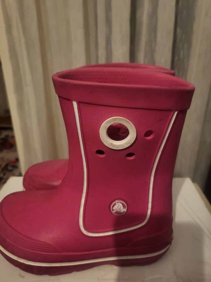 CROCS YAĞMUR ÇİZMESİ Kız Çocuk Pembe Kauçuk ÇİZME - Görsel 4