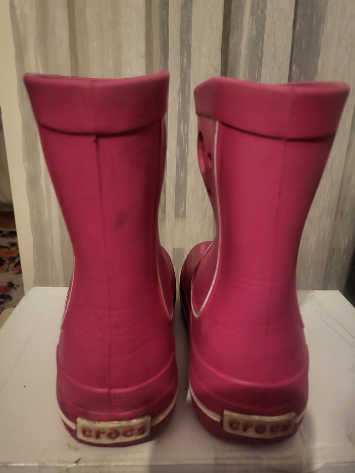 CROCS YAĞMUR ÇİZMESİ Kız Çocuk Pembe Kauçuk ÇİZME - Görsel 3