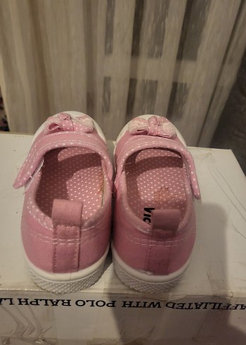 Pembe Fiyonklu Kız Çocuk Babet Ayakkabı - Görsel 4