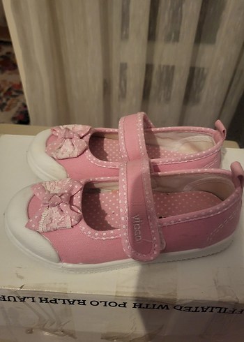 Pembe Fiyonklu Kız Çocuk Babet Ayakkabı - Görsel 3