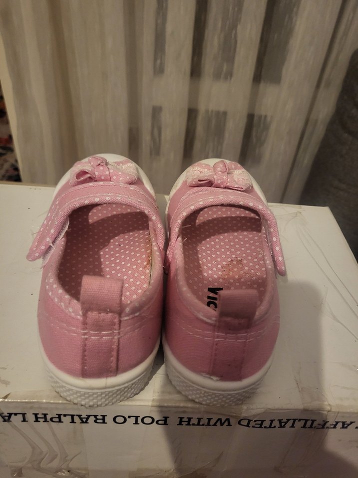 Pembe Fiyonklu Kız Çocuk Babet Ayakkabı - Görsel 4