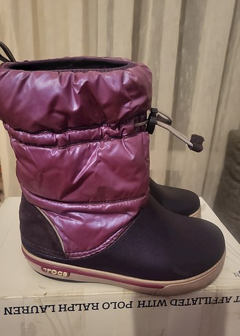CROCS MARKA Kız Çocuk Mor Kauçuk Tokalı Bot - Görsel 2