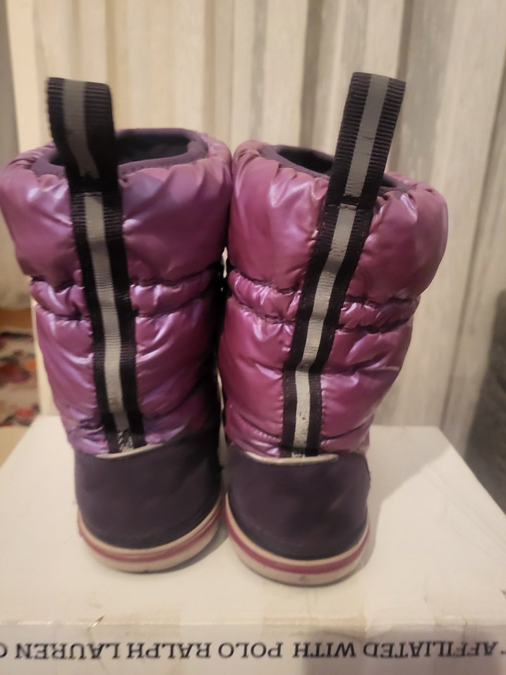 CROCS MARKA Kız Çocuk Mor Kauçuk Tokalı Bot - Görsel 3