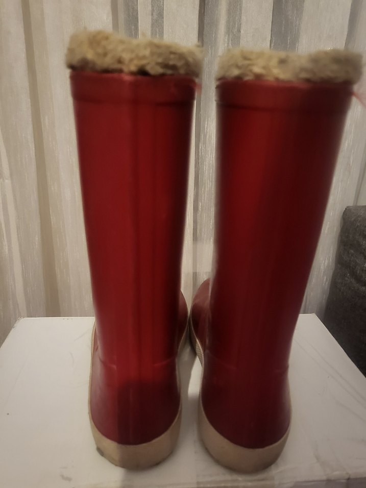 IGOR MARKA Kız Çocuk Kırmızı Lastik Çizme - Görsel 3