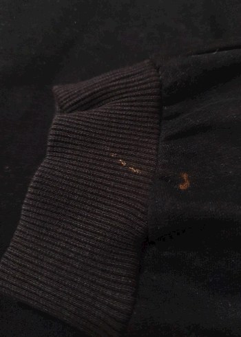 Siyah Oversize Kadın Sweatshirt - Görsel 3