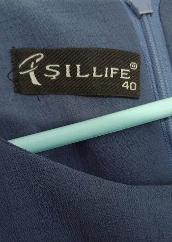 Düğmeli Lacivert Uzun Kollu Kadın Tunik - Görsel 2