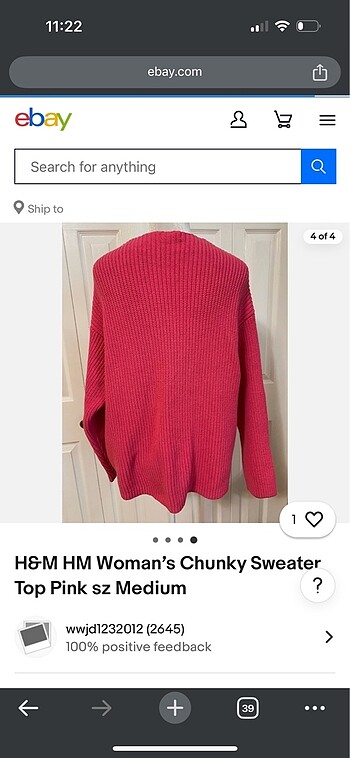 H&M H&M örme kazak