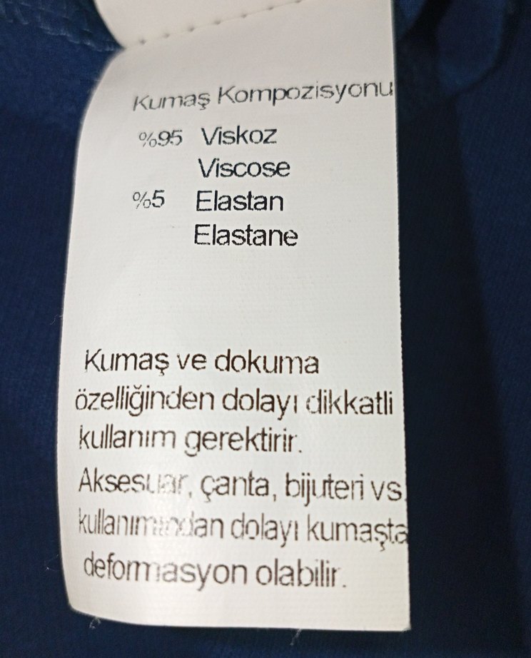 Yarım Kollu, Salaş Kesim, Yüksek Degaje Yakalı  Bluz - Görsel 5