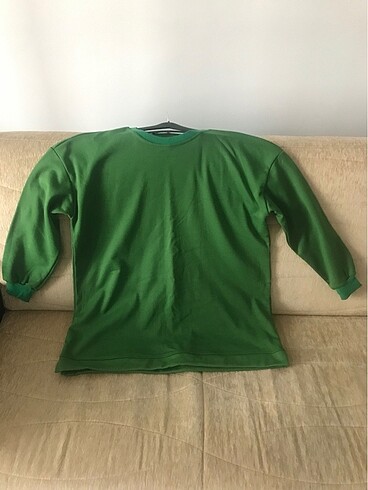xl Beden yeşil Renk Sweatshirt