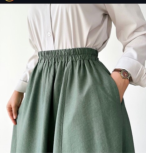 xl Beden etek haki