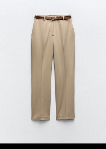 Zara Zara kemerli straight pantolon