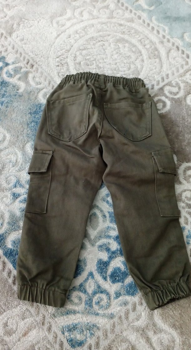 Kemerli Kamuflaj Desenli Erkek Çocuk Pantolon - Görsel 2