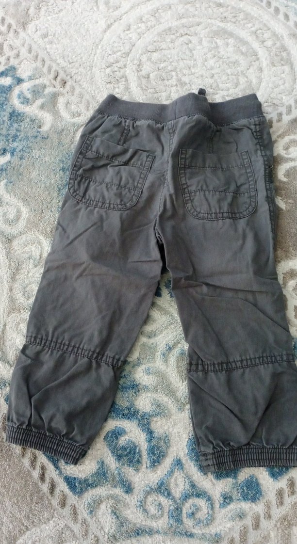 Erkek Çocuk Gri Bol Kesim Kot Pantolon - Görsel 2