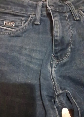 Erkek Koyu gri jin Pantolon - Görsel 2