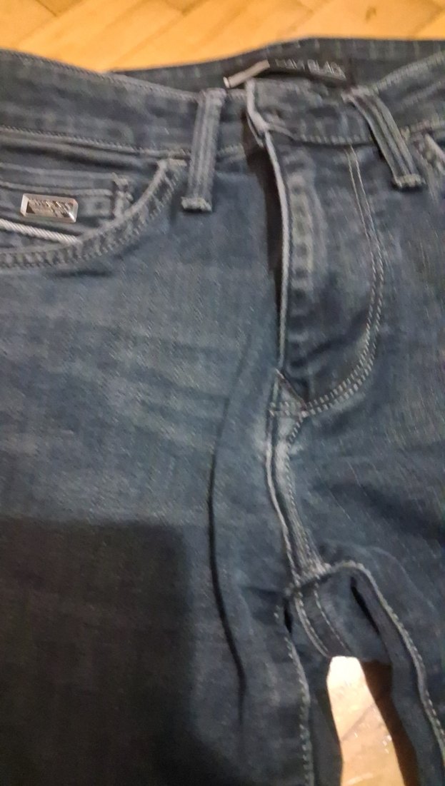 Erkek Koyu gri jin Pantolon - Görsel 2