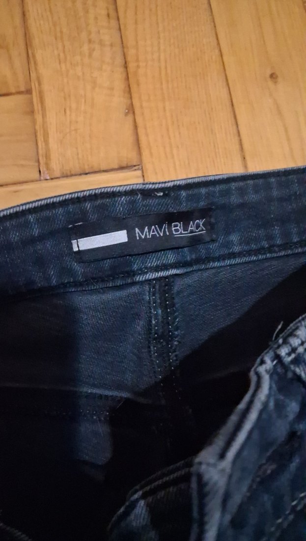 Erkek Koyu gri jin Pantolon - Görsel 4