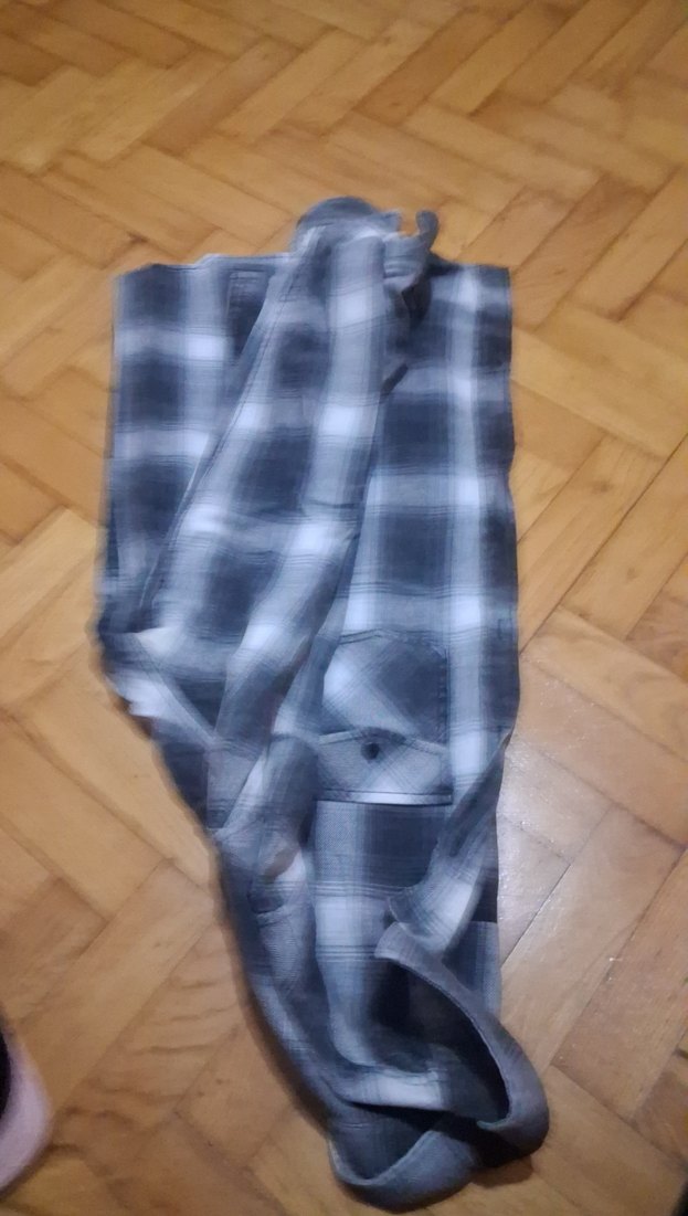 Gri Erkek uzunKollu Gömlek - Görsel 4