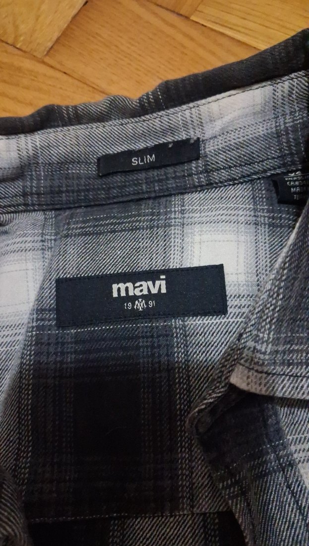 Gri Erkek uzunKollu Gömlek - Görsel 2