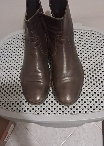 orjinal Doucals marka Kahverengi Deri Erker Bot - Görsel 2