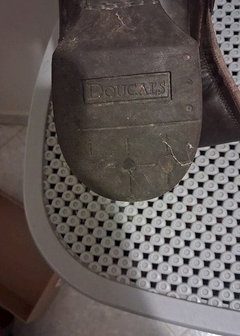 orjinal Doucals marka Kahverengi Deri Erker Bot - Görsel 4