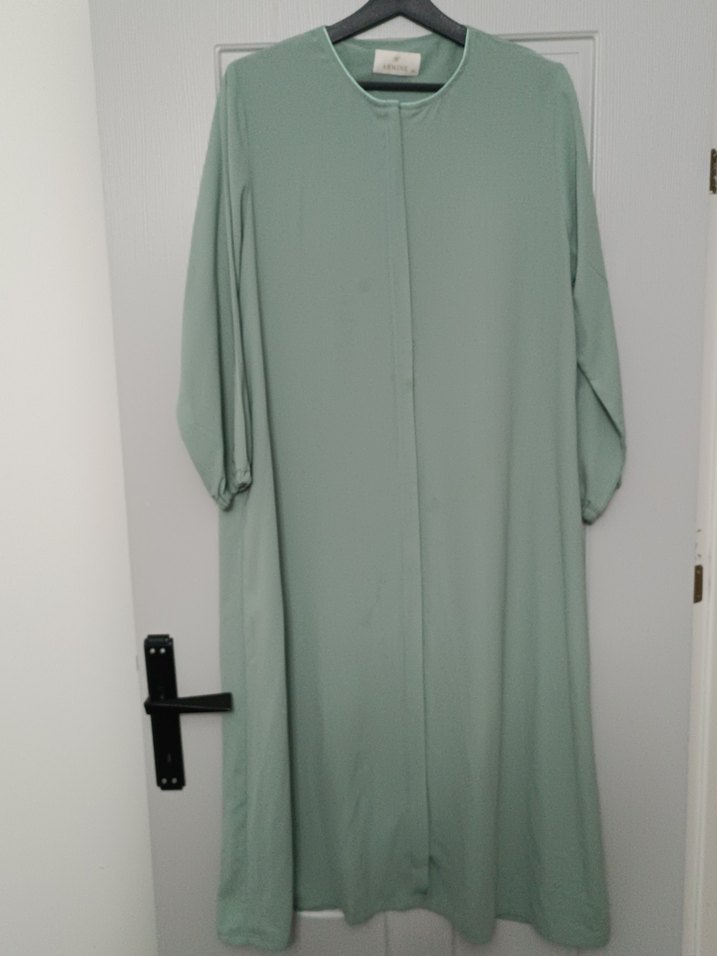 ARMINE V Yaka Düğmeli Ferace  Bluz - Görsel 2