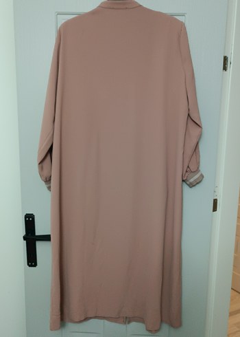 Bej Uzun Fermuarlı Kadın Kaban - Görsel 2