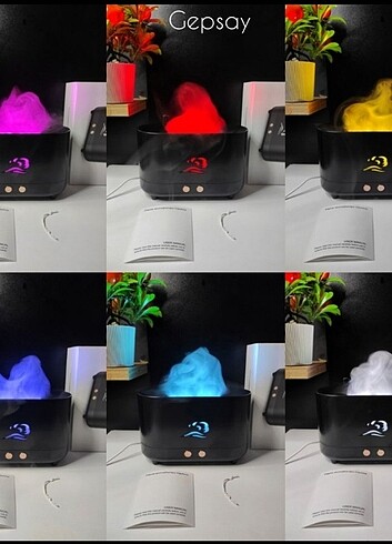 Hava Nemlendirici ( Çok renkli ) - Görsel 2