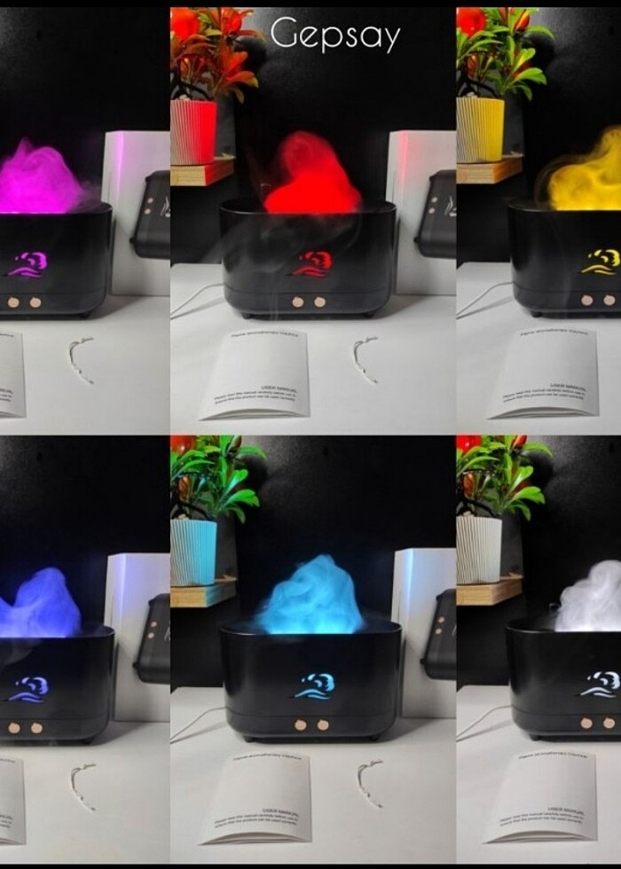 Hava Nemlendirici ( Çok renkli ) - Görsel 2