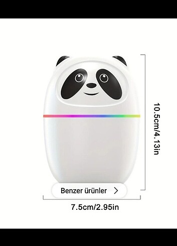 Hava Nemlendirici ( Panda Model ) - Görsel 3