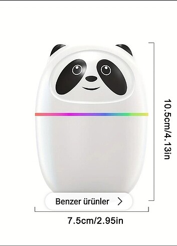 Mini Hava Nemlendirici ( Panda Model) - Görsel 4