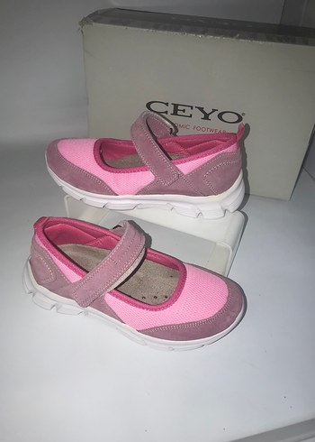 CEYO marka kız  Çocuk Pembe Cırtlı Spor Ayakkabı - Görsel 3