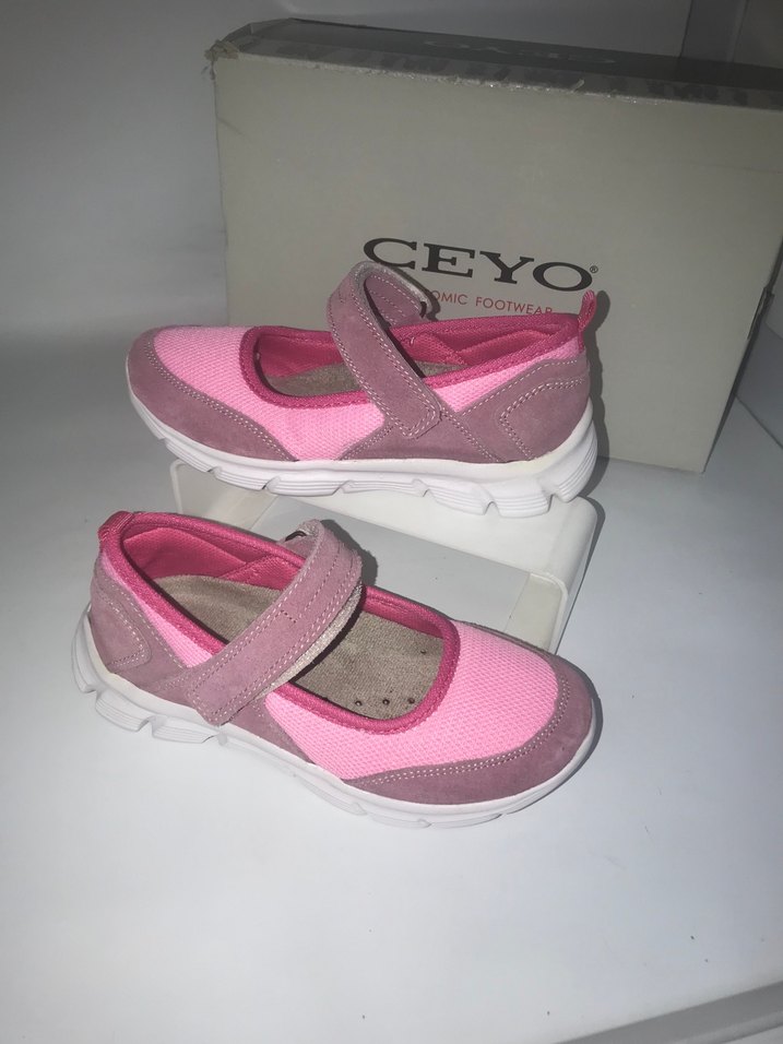 CEYO marka kız  Çocuk Pembe Cırtlı Spor Ayakkabı - Görsel 3