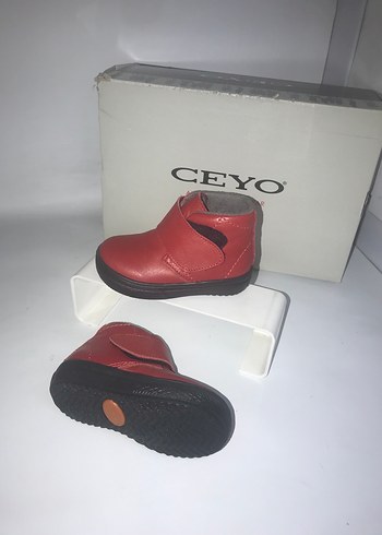 Ceyo marka Kırmızı Erkek Bebek İlk Adım Ayakkabısı - Görsel 4
