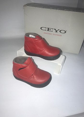 Ceyo marka Kırmızı Erkek Bebek İlk Adım Ayakkabısı - Görsel 2
