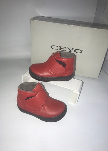 Ceyo marka Kırmızı Erkek Bebek İlk Adım Ayakkabısı - Görsel 3