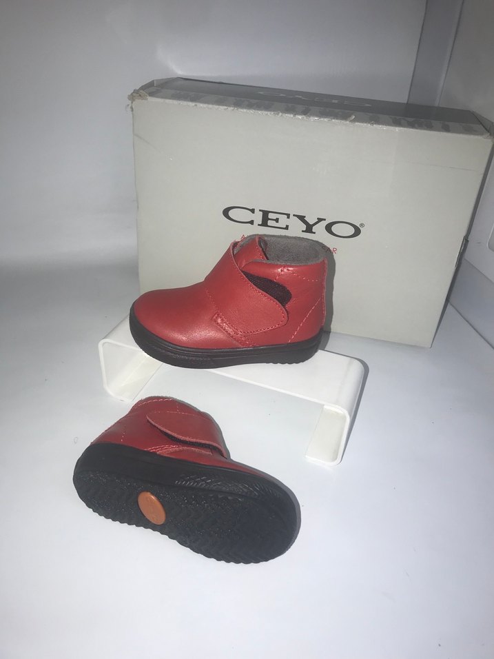 Ceyo marka Kırmızı Erkek Bebek İlk Adım Ayakkabısı - Görsel 4