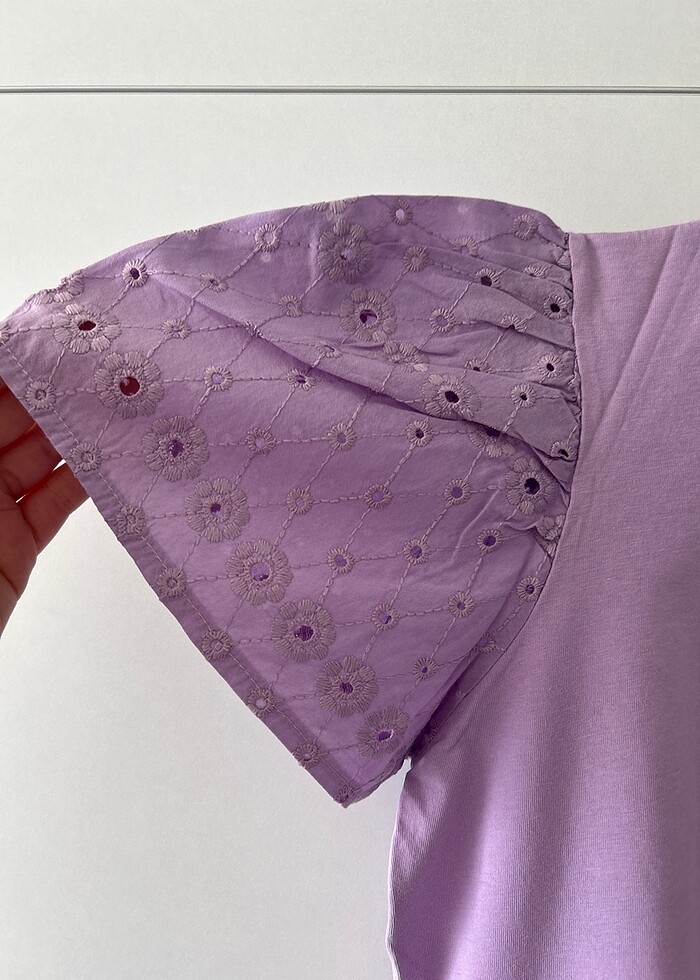 Kol detaylı bluz - Görsel 2