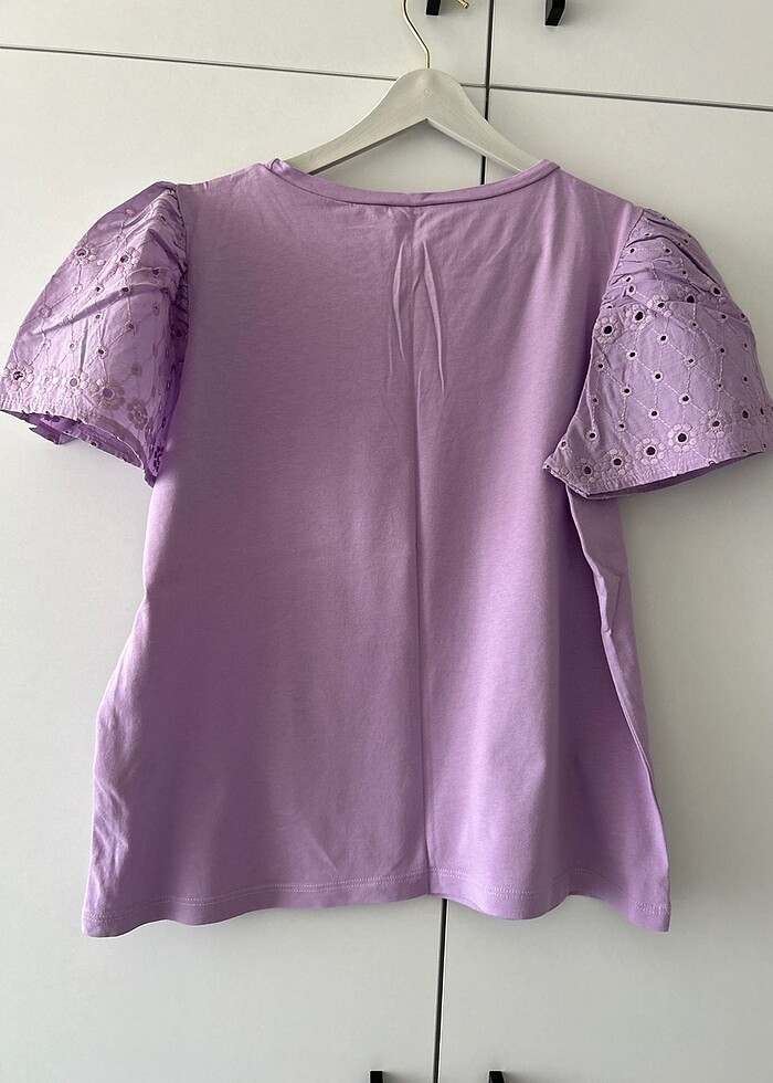 Kol detaylı bluz - Görsel 4