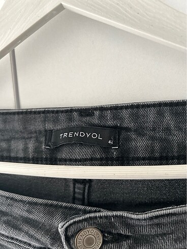 Antrasit Likralı İspanyol Paça Pantolon - Görsel 6