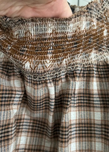 Piliseli Vintage Bluz, Uzun Kollu - Görsel 3