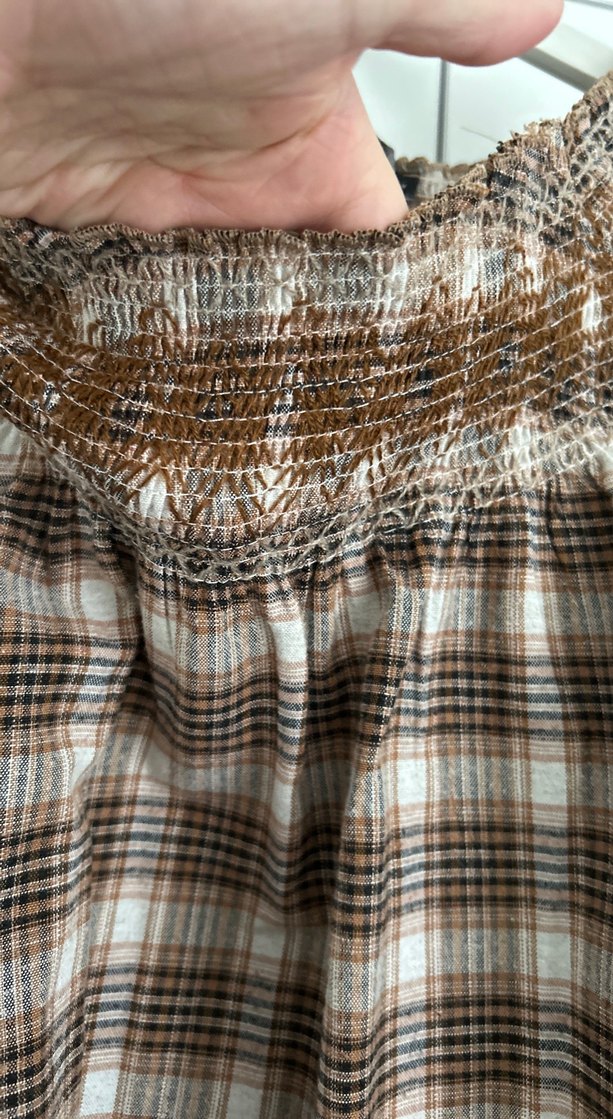 Piliseli Vintage Bluz, Uzun Kollu - Görsel 3