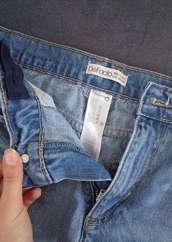 Gri Mavi Rahat Kesim Midi Jean - Görsel 2