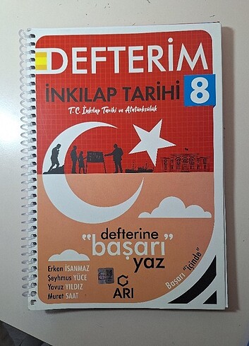 Arı Yayınları Defterim 8. Sınıf İnkılap Tarihi ve Atatürkçülük