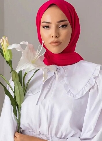 Silk Home Kırmızı Pamuk Şal